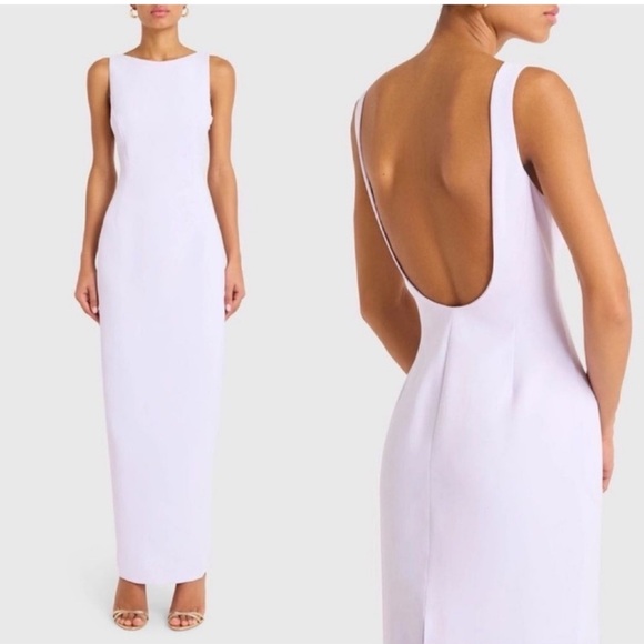 Amanda Uprichard Dresses & Skirts - AMANDA UPRICHARD Marbella Maxi Dress in Lavender Purple Low Back Size M